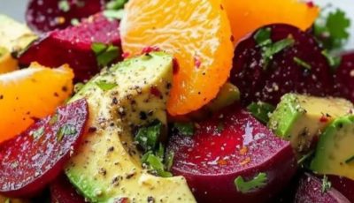 Beetroot, Avocado, and Orange Salad