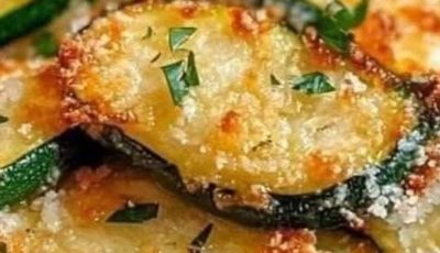 Crispy Parmesan Zucchini Rounds