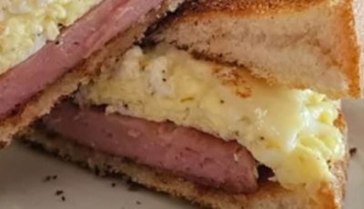 Fried Spam Sandwich
