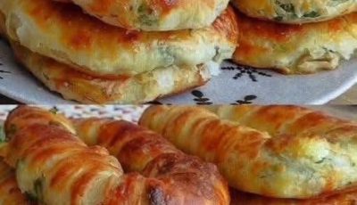Turkish-style spinach and feta pastries