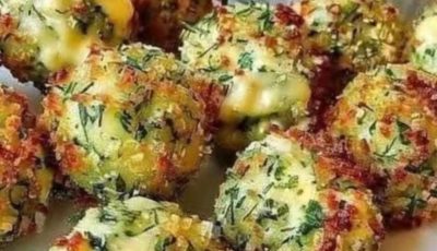 Crispy Cheesy Herb Bites with Creamy Dip