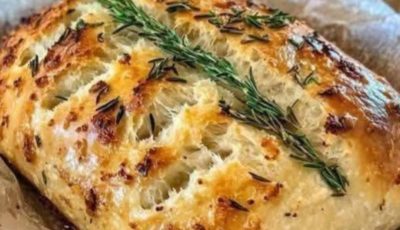 Easy No-Knead Homemade Bread (No Eggs, No Butter)