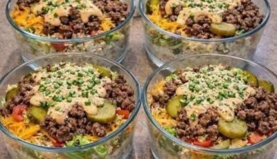 Big Mac Cheeseburger Protein Bowl Recipe