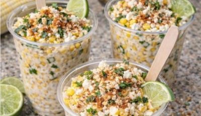 Creamy Mexican Street Corn Cups
